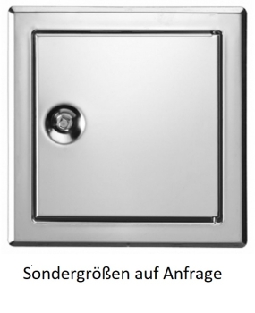 Revisionstüren Edelstahl Sondermaße auf Anfrage